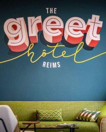 Réception du Greet Hôtel Tinqueux · Greet Hôtel Reims Tinqueux · Hôtel 3 étoiles Reims 