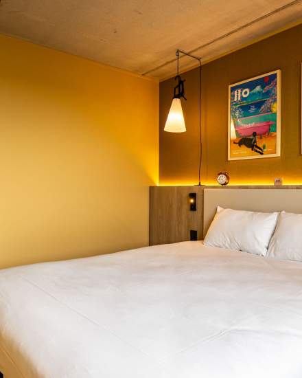 Chambre pop double · Hôtel proche Reims · Greet Hôtel Reims Tinqueux