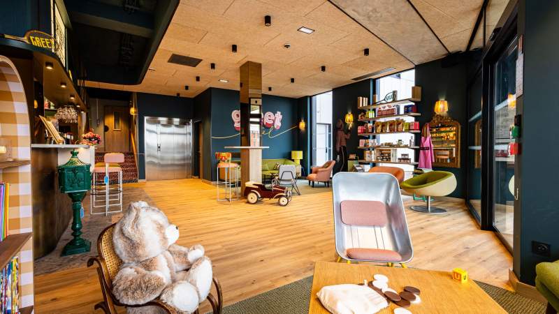 Réception · Galerie photos · Greet Hôtel Reims Tinqueux · Hôtel Tinqueux